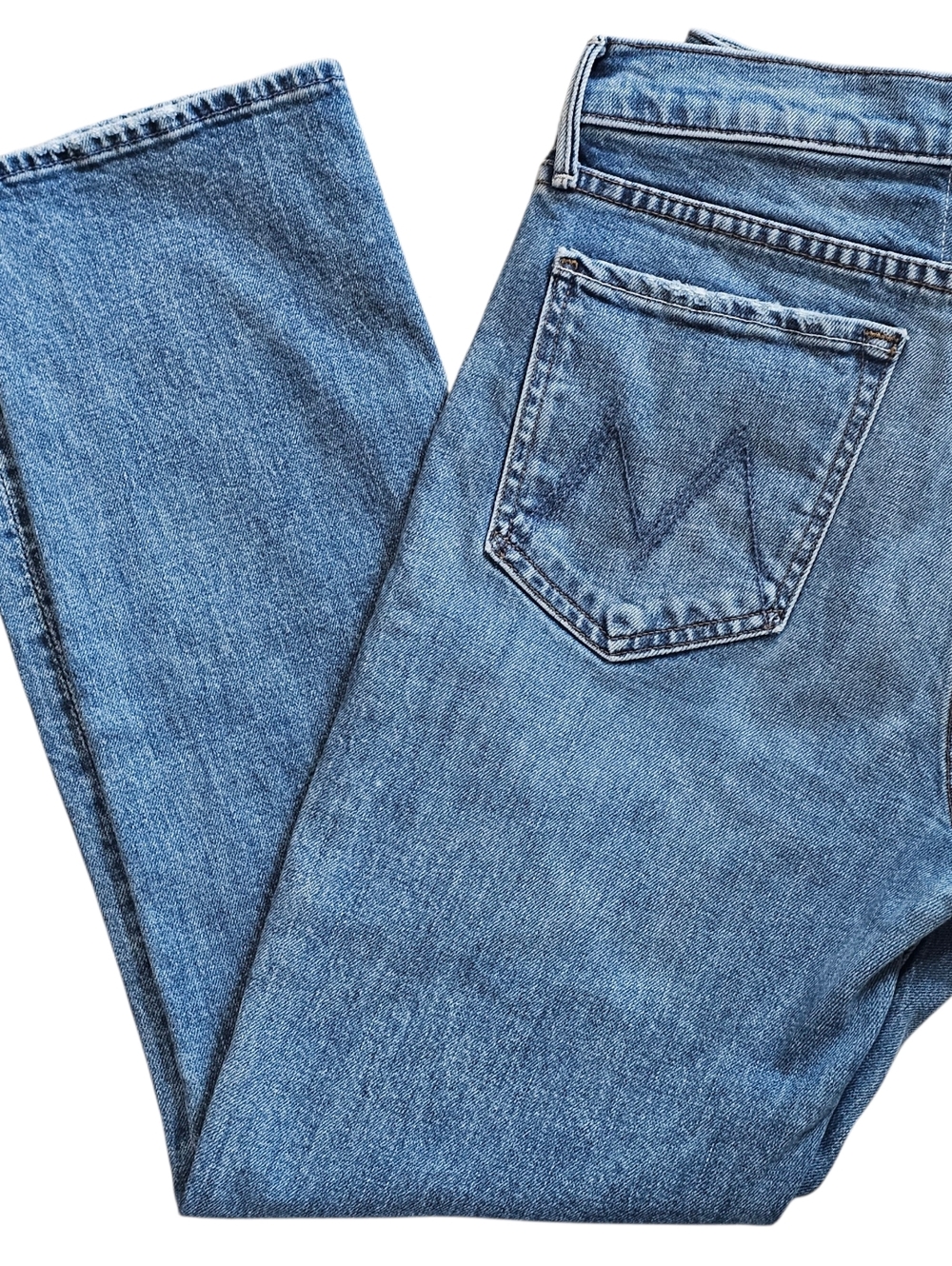 MOTHER Superior The Rascal Ankle 'A Little Dirt Never Hurt' Women's Jeans, 31 - Picture 8 of 15